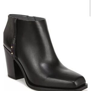 Franco Sarto Black Ankle Booties